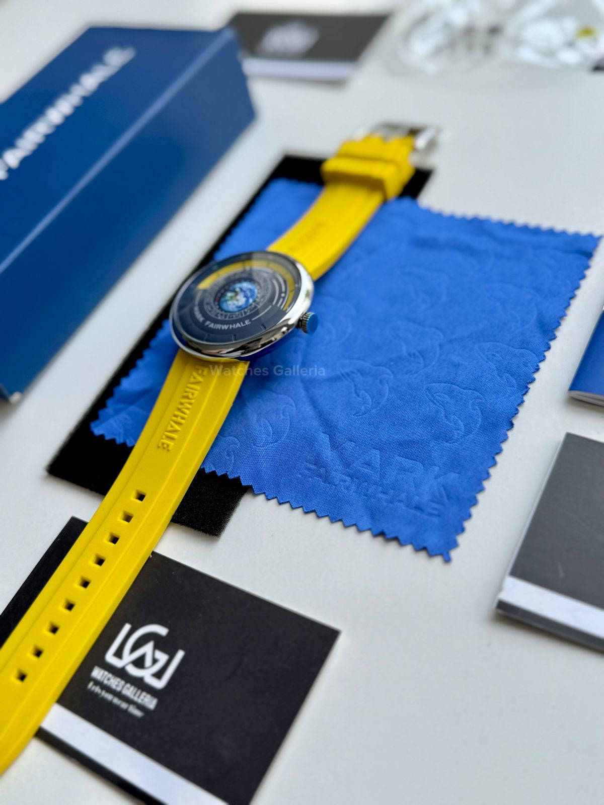 Mark Fairwhale Earth Planet Quartz (Yellow) MFW5700 Watches Galleria © Copyrights All Right Reserved