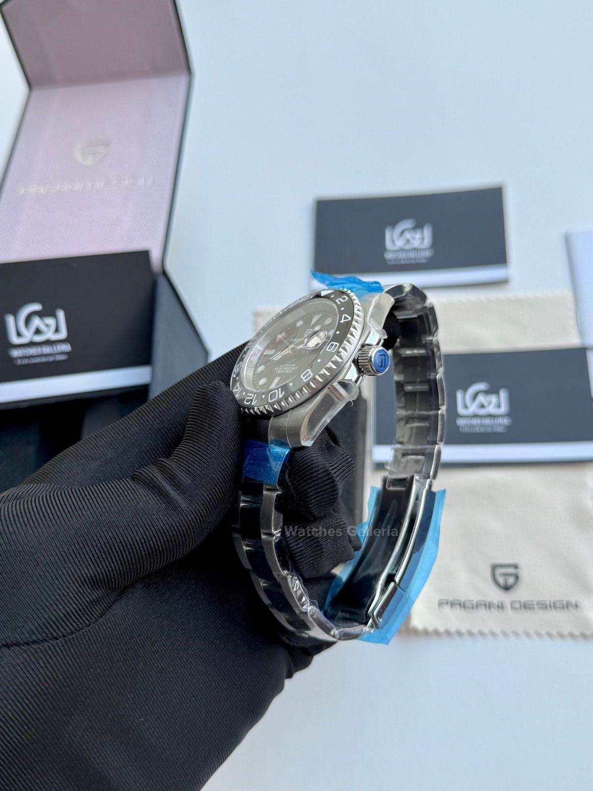 Pagani Design GMT Master II Oyster Bruce Wayne PD1662 Watches Galleria