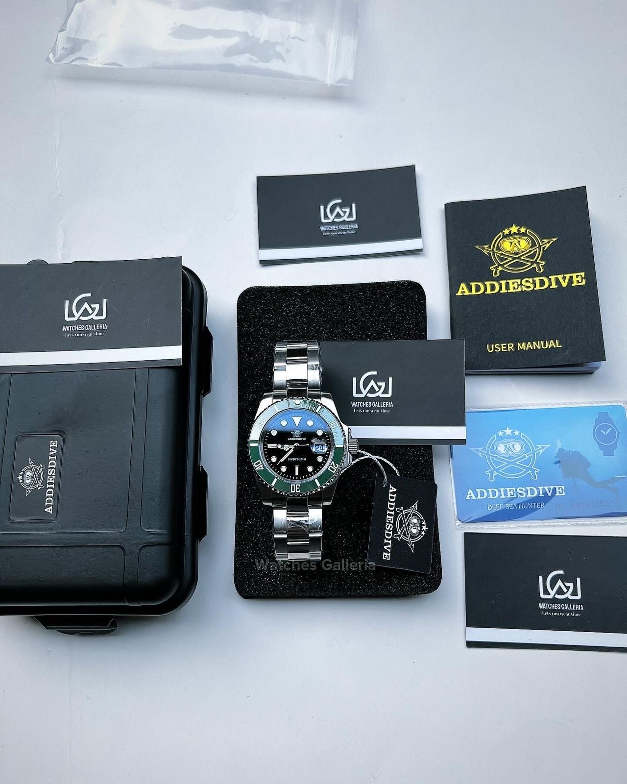 Addiesdive Submariner Kermit MY-H3-2QZ