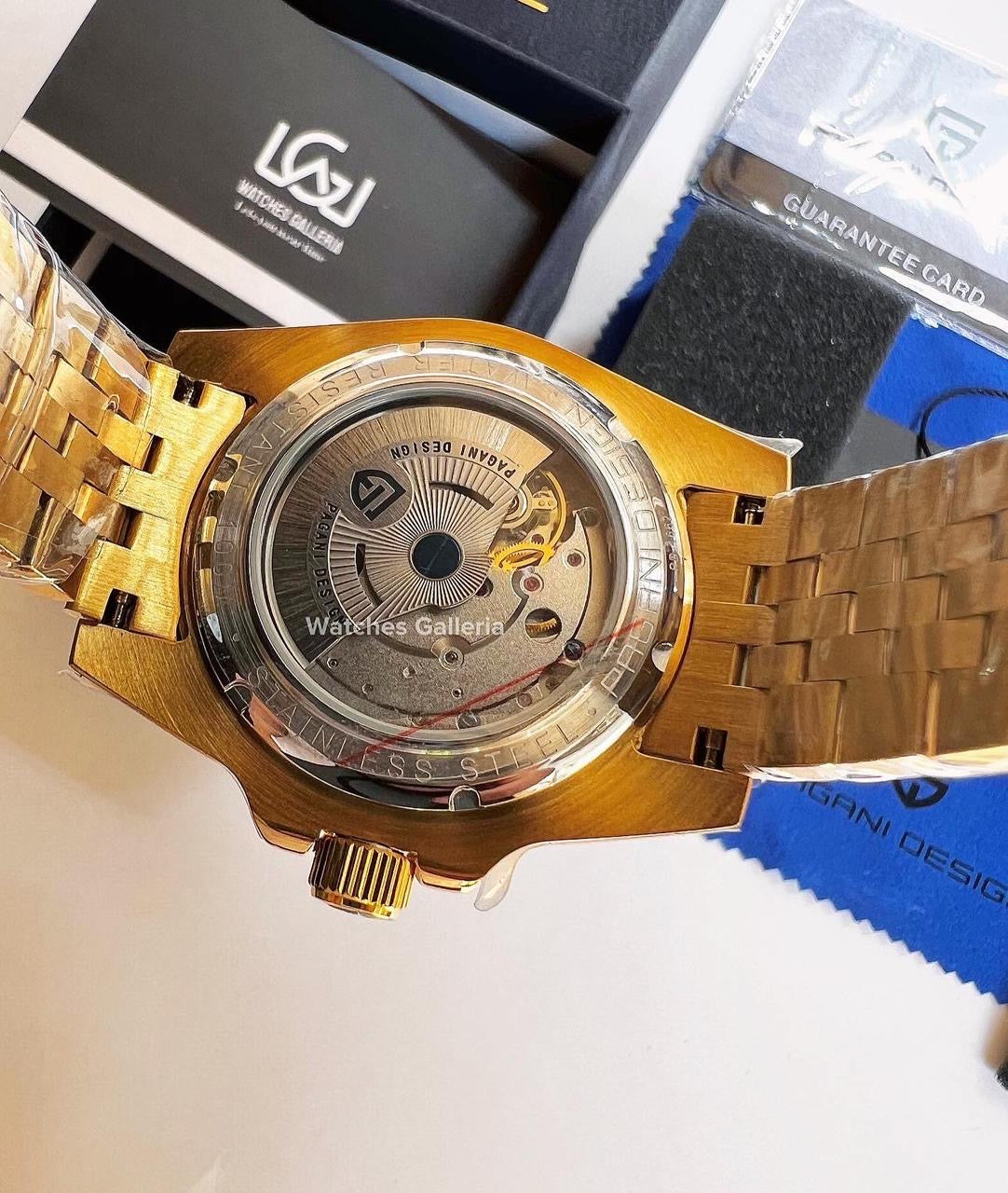 Pagani Design GMT Master V5 (Gold Black) PD1662