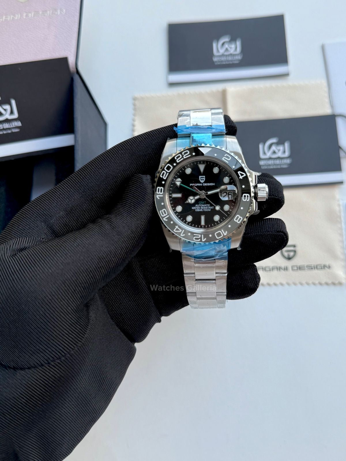 Pagani Design GMT Master II Oyster Bruce Wayne PD1662 Watches Galleria