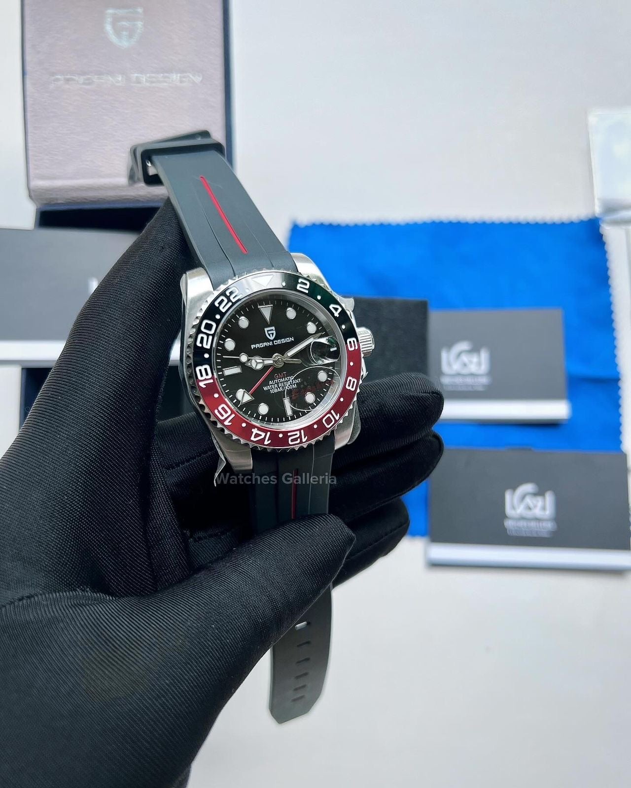 Pagani Design GMT Master Coke (Silicon Exclusive) PD1662 Watches Galleria
