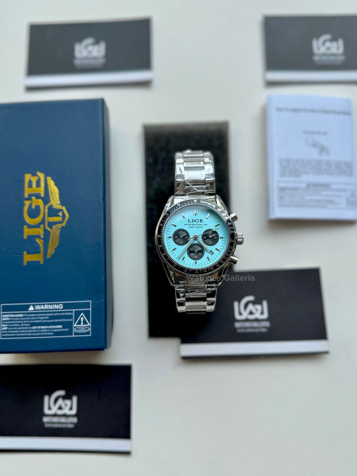 Lige Speedmaster Moonswatch Quartz (Tifanny) Lige89137 Watches Galleria © Copyrights All Right Reserved