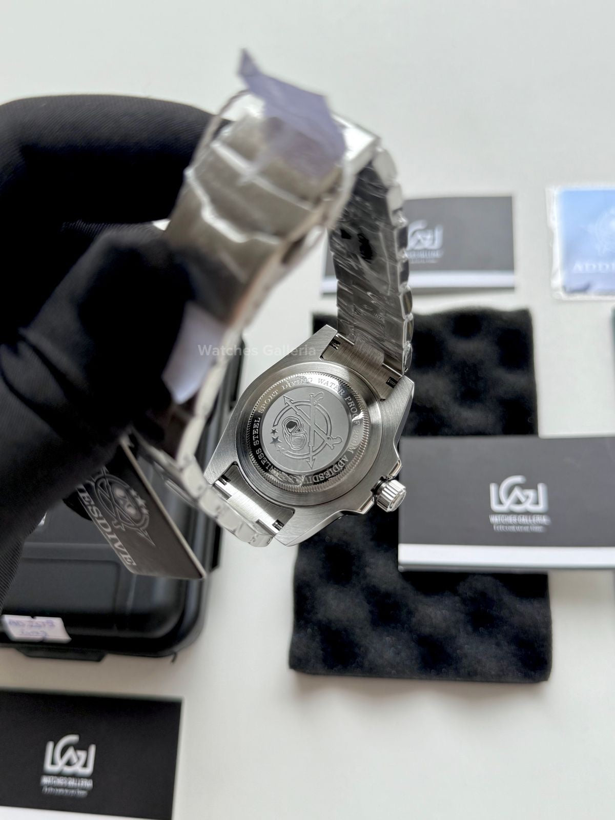 Addiesdive Submariner Gradient Quartz (Grey) AD2513 Watches Galleria Š Copyrights All Right Reserved