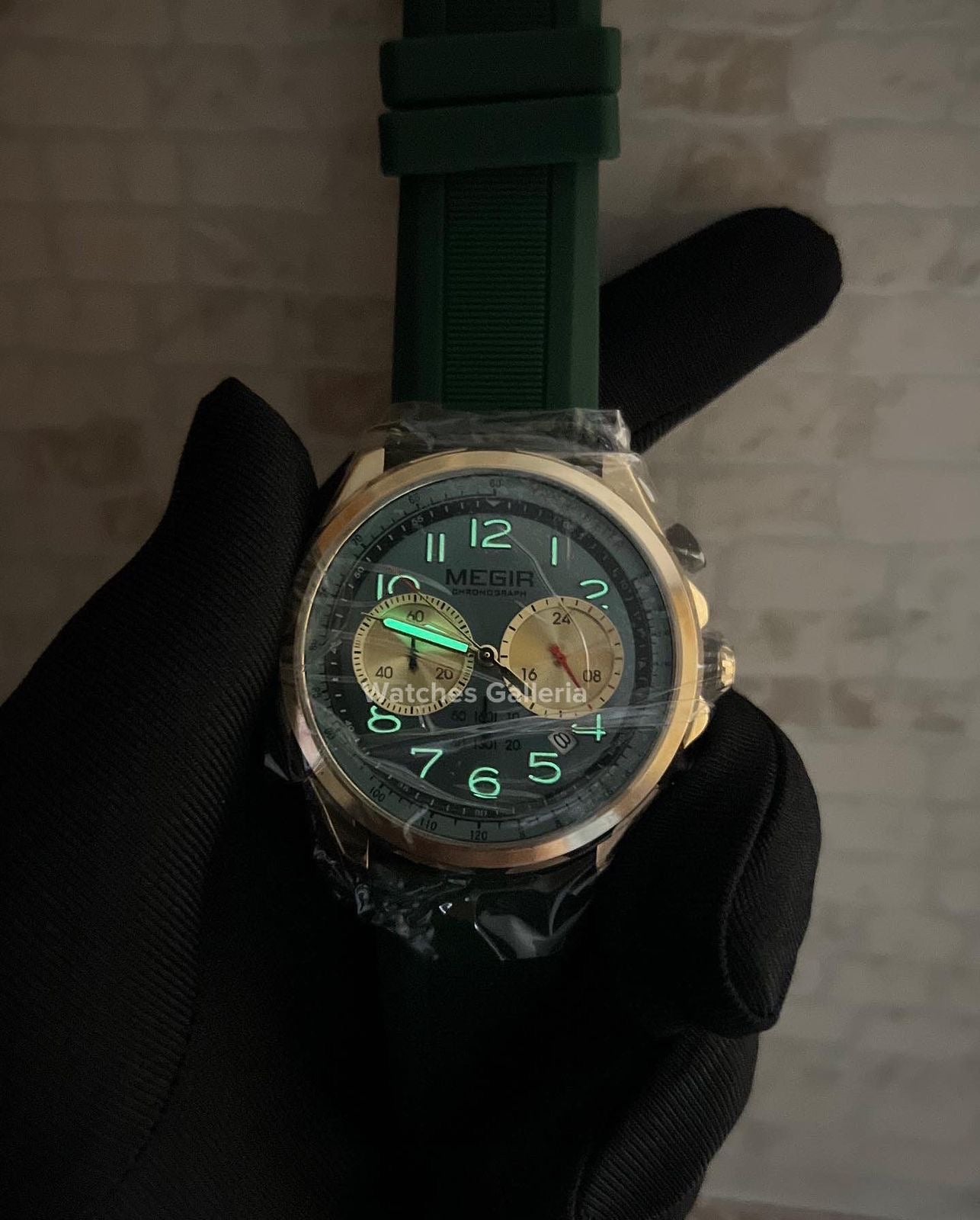 Megir Panda Chronograph Quartz (Green) MN2230