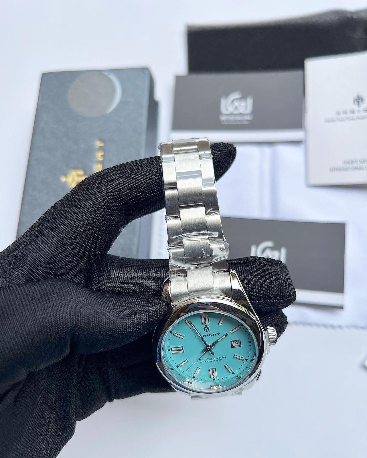 Aknight Oyster Perpetual Quartz (Tifanny Blue) AK2113