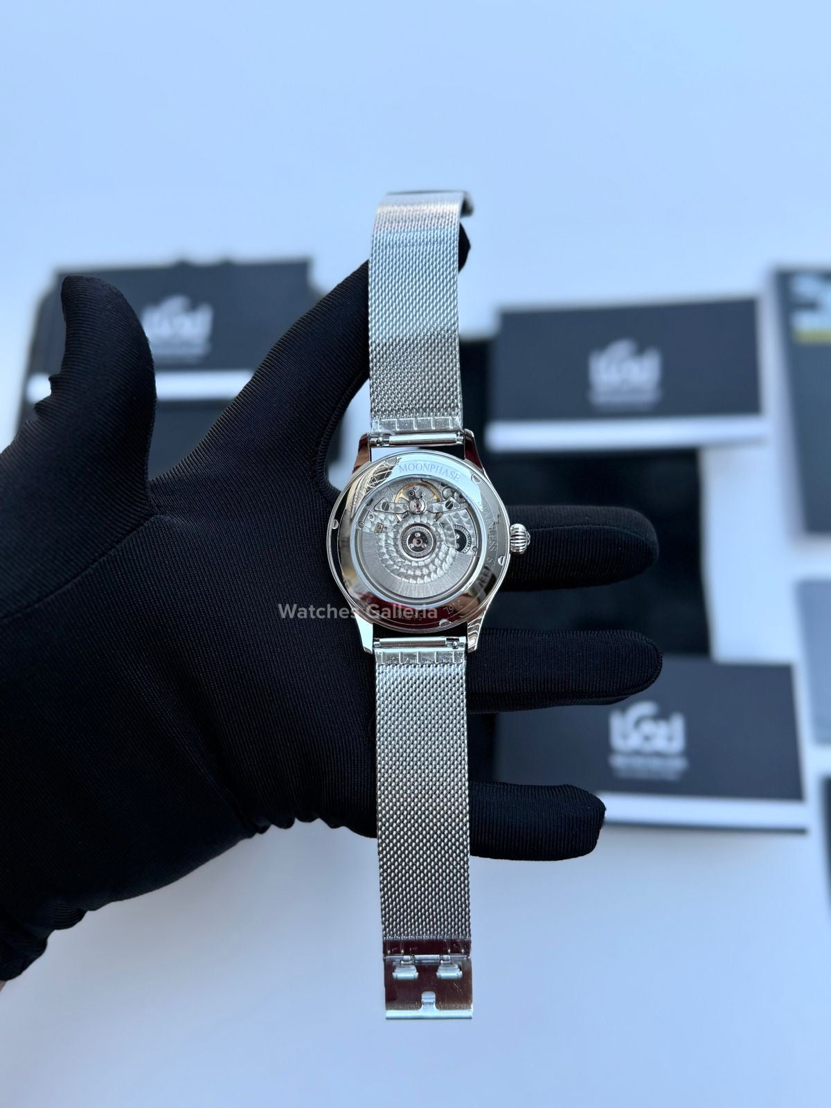 Sugess Moonphase Automatic S401B (Mesh Strap Exclusive) Watches Galleria