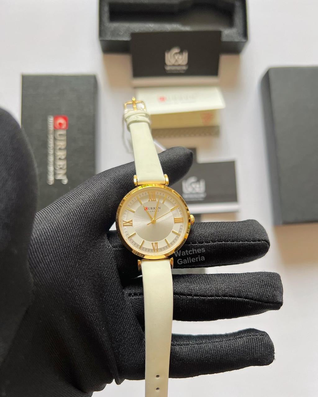 Curren Ladies Watch (White) C9079