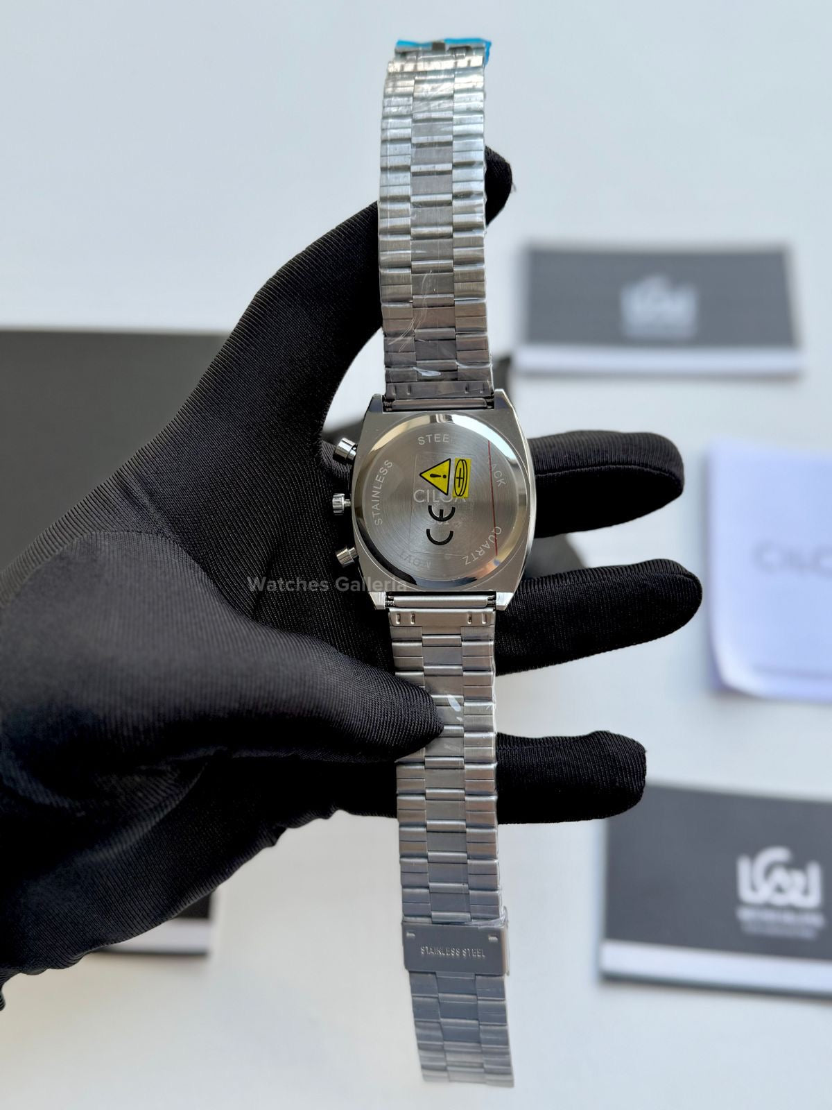 Ciloa Chronograph Steel (Silver) ciloa501 Watches Galleria