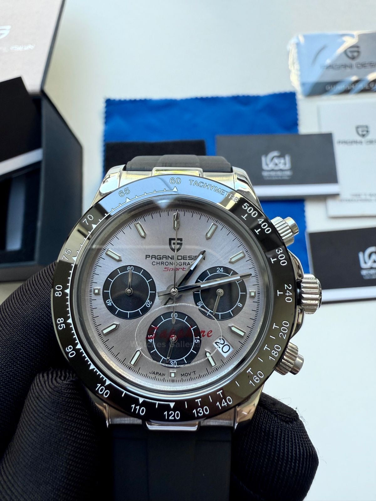 Pagani Design Daytona Quartz (Silver) PD1664