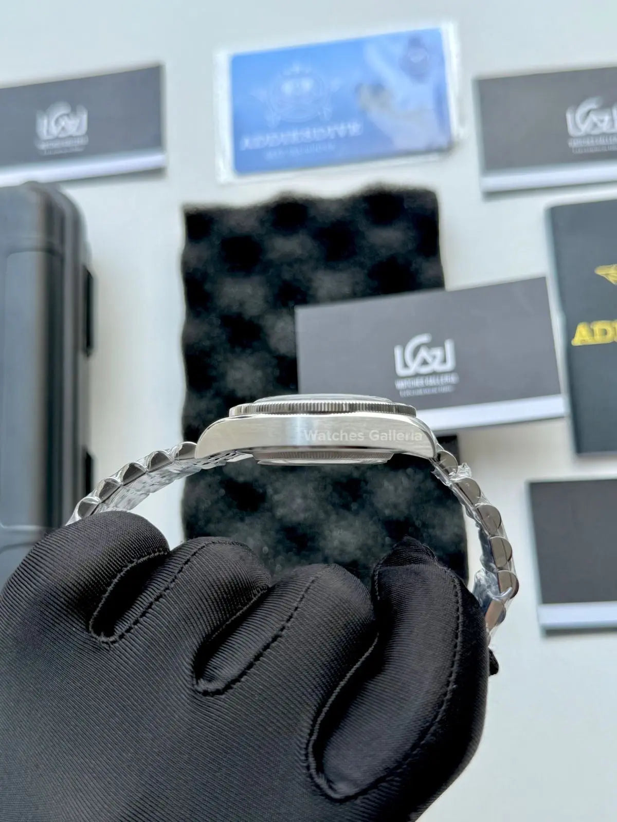 Addiesdive Black Bay GMT Pepsi Quartz (Black) AD2044 Watches Galleria