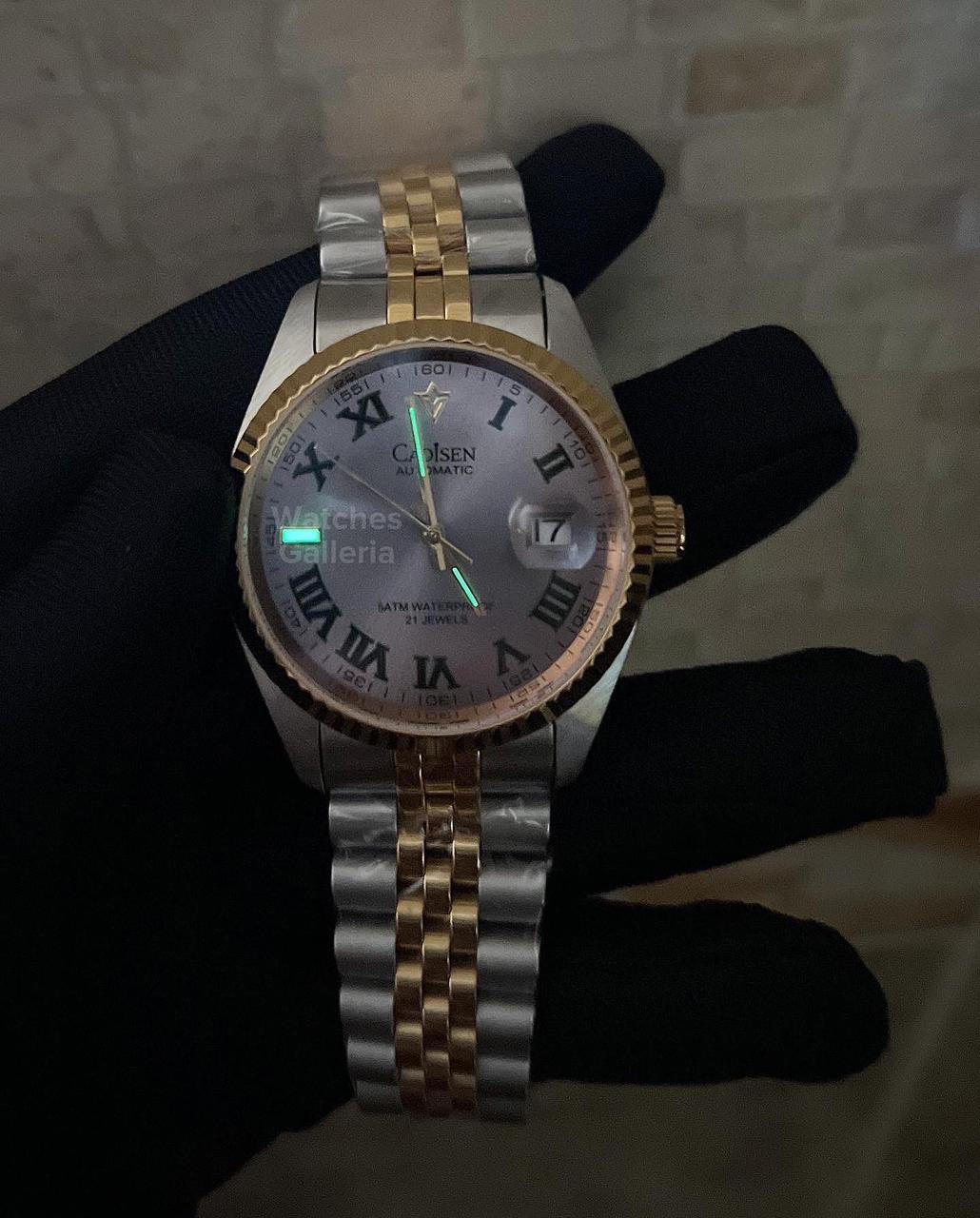 Cadisen Datejust Wimbeldon Automatic (Two Tone) C8211