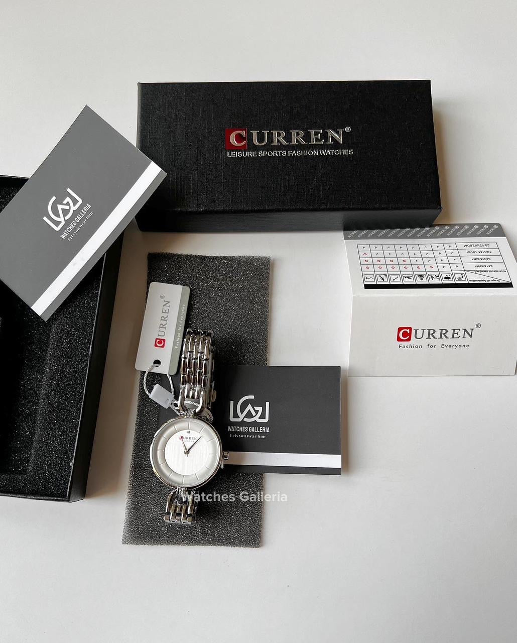 Curren Ladies Watch Quartz (Silver) C9052