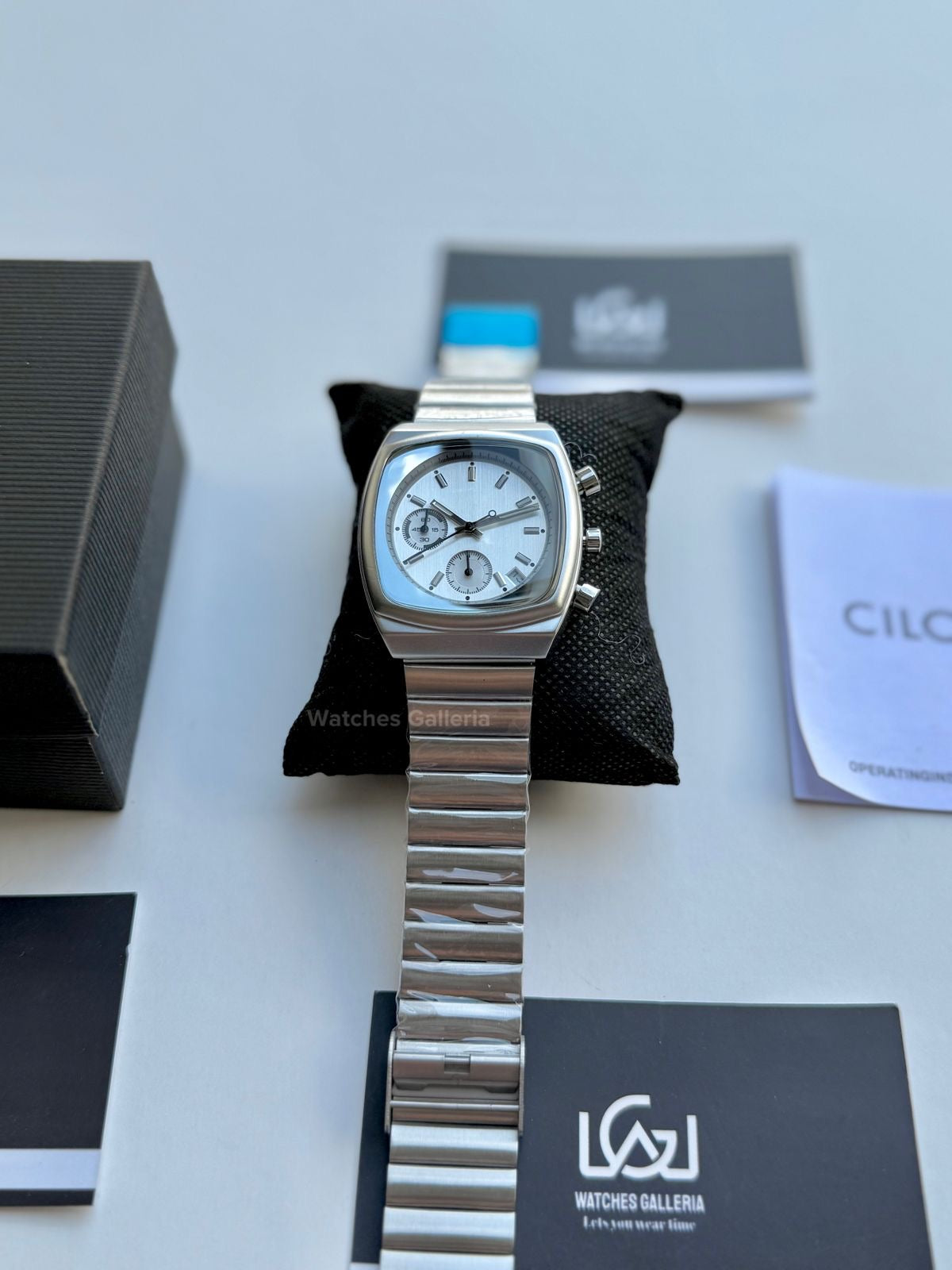 Ciloa Chronograph Steel (Silver) ciloa501 Watches Galleria