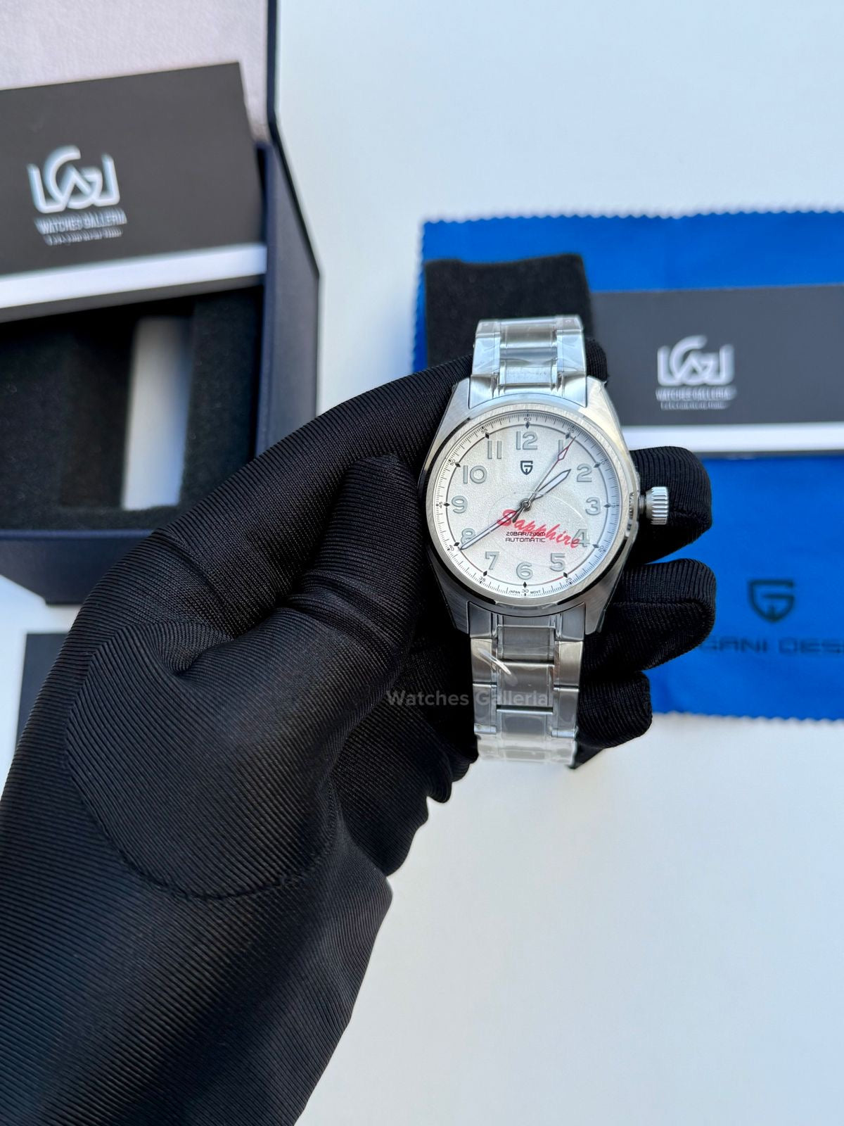 Pagani Design Spirit Pilot Automatic (White) PD1717 Watches Galleria