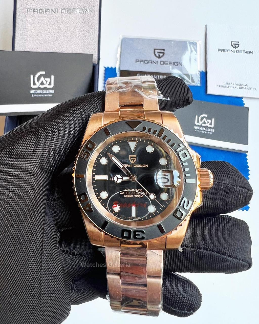 Pagani Design YachtMaster Automatic (Rose Gold) PD1651 (Special Edition)