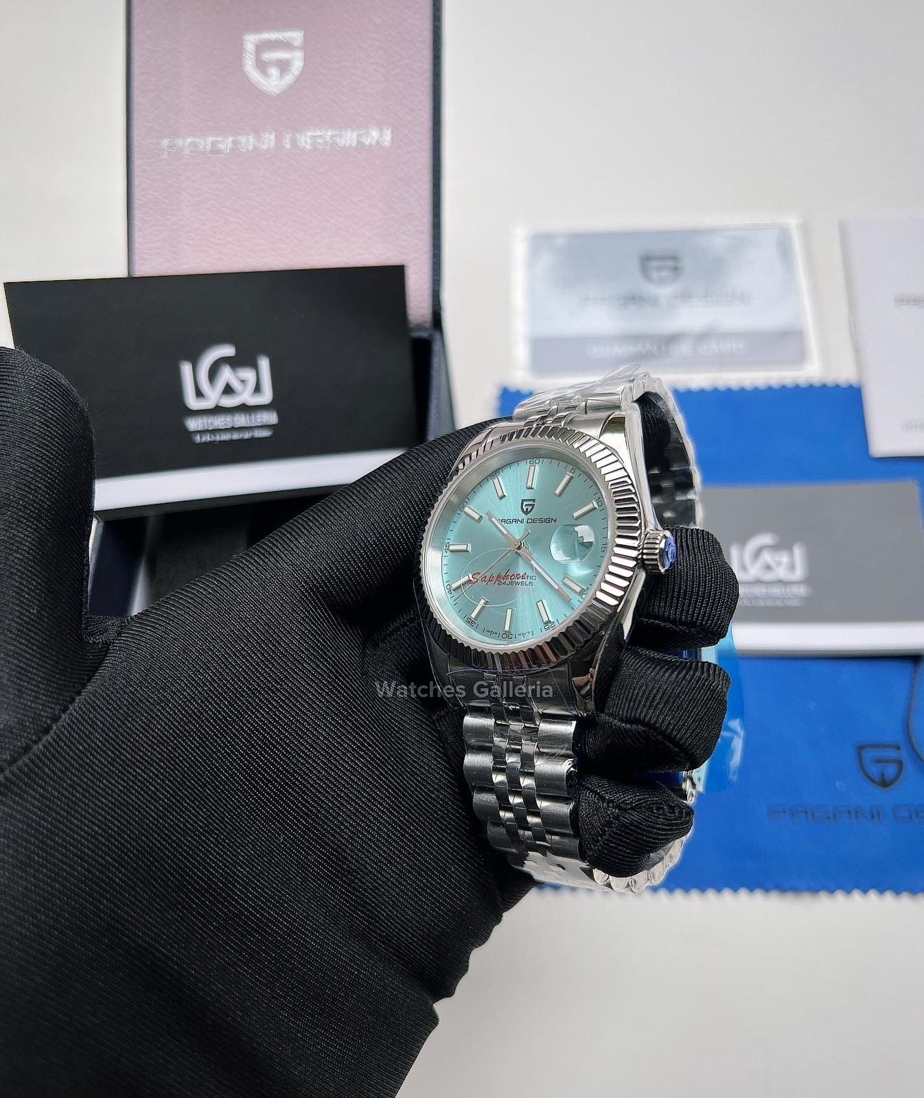 Pagani Design DateJust Automatic (Ice Blue) PD1645