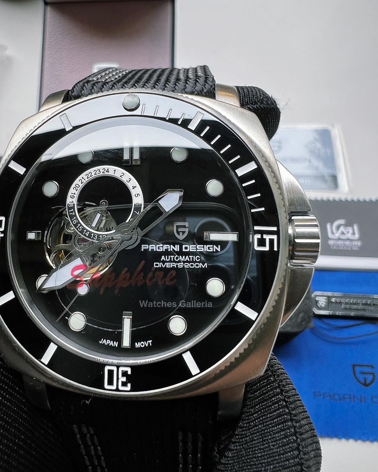 Pagani Design Submersible Black Dial PD1736