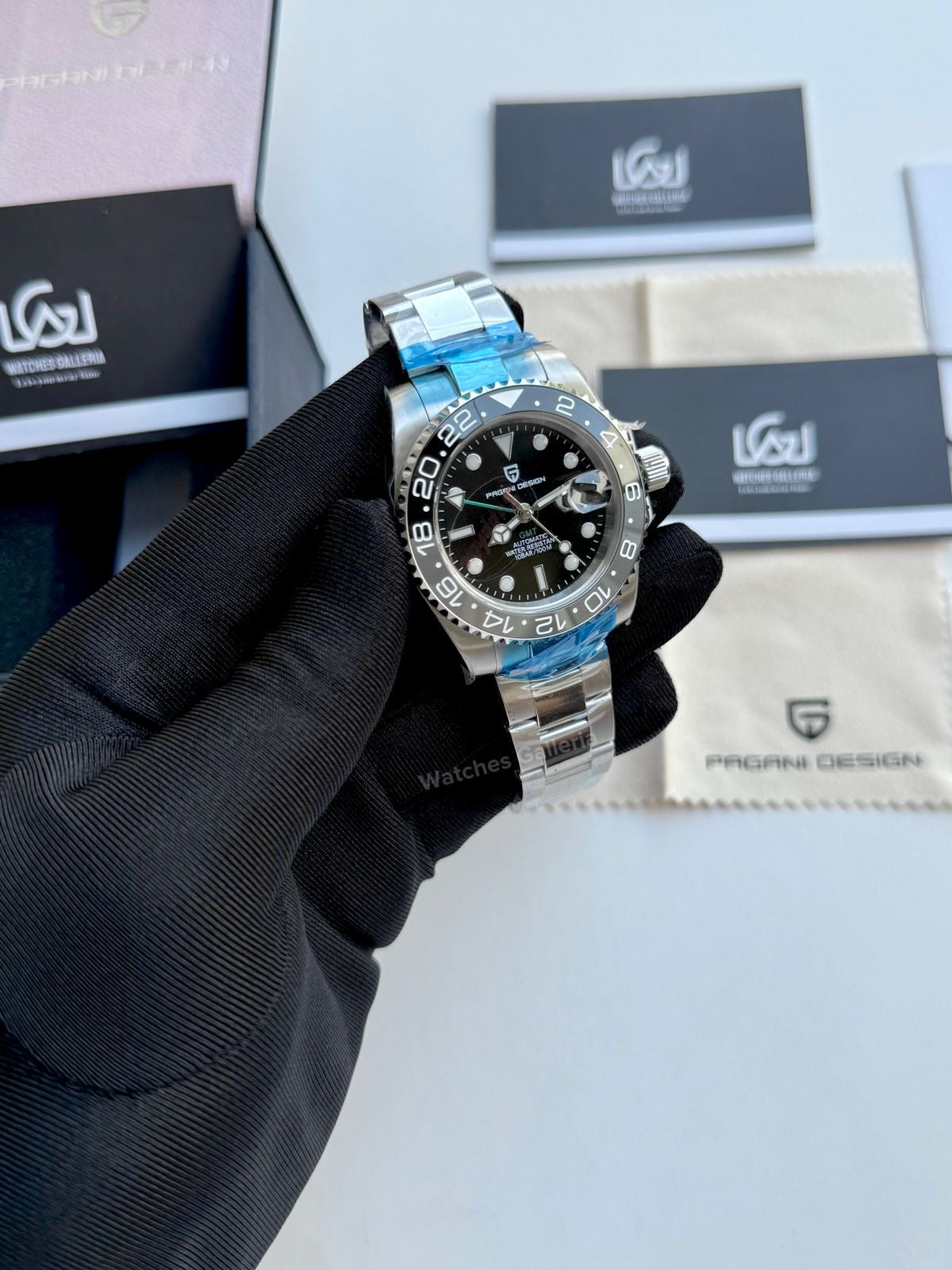 Pagani Design GMT Master II Oyster Bruce Wayne PD1662 Watches Galleria