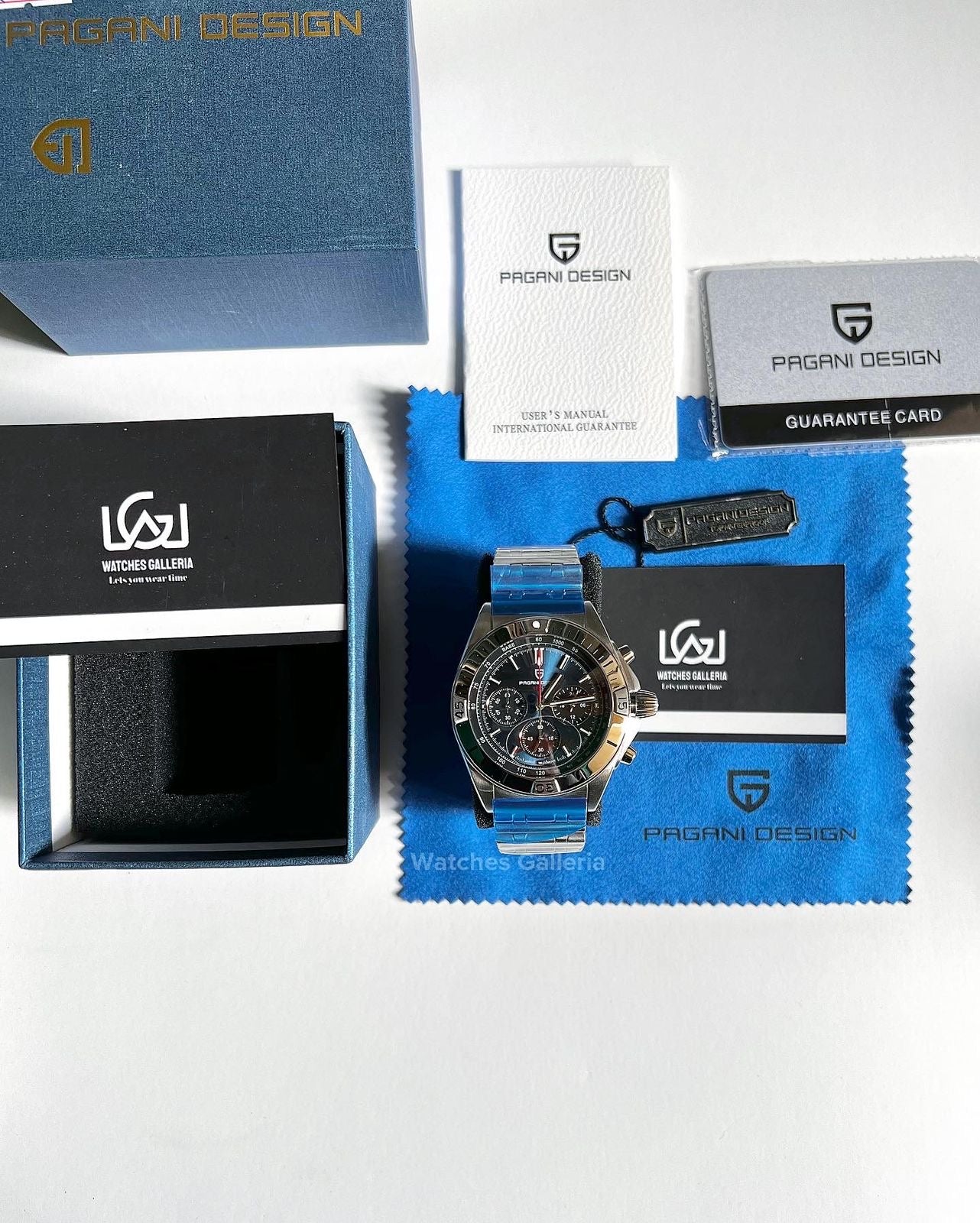 Pagani Design Chronomat W/ Rouleaux Bracelet (Blue) (Discontinued) PD1705