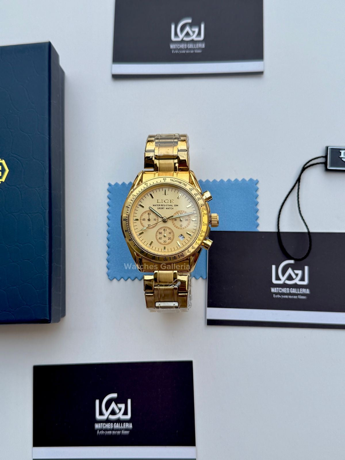 Lige Speedmaster (Gold) lige89137 Watches Galleria