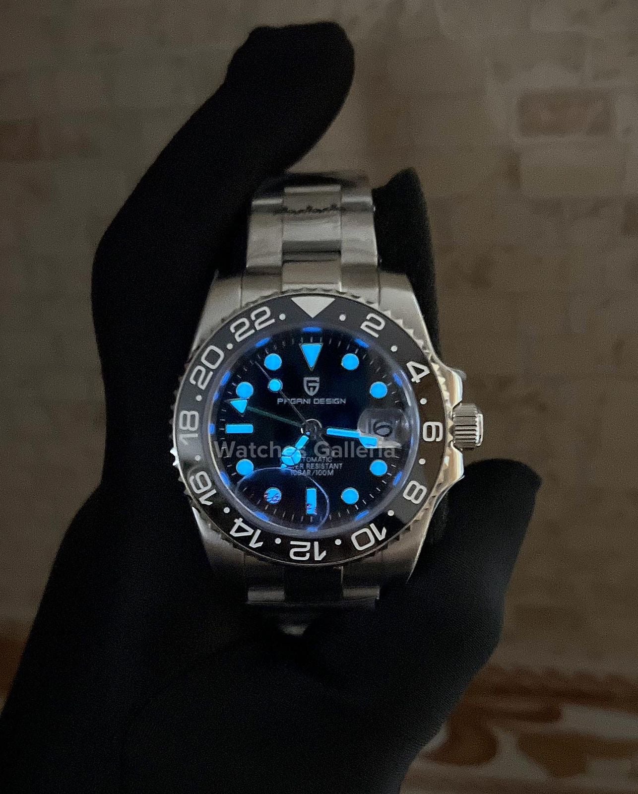 Pagani Design GMT Master Automatic (Black) PD1662