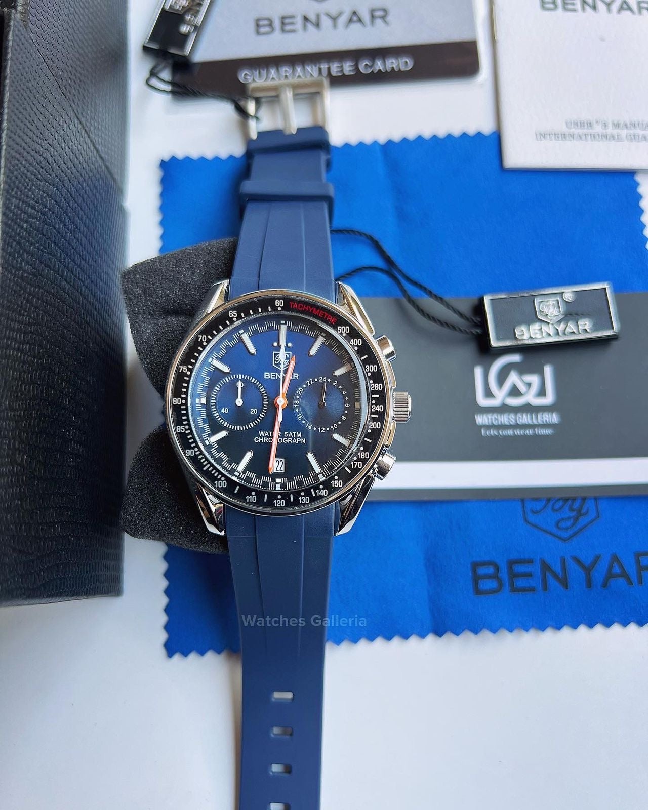 Benyar Black Bay Chronograph Quartz (Blue) BY5194