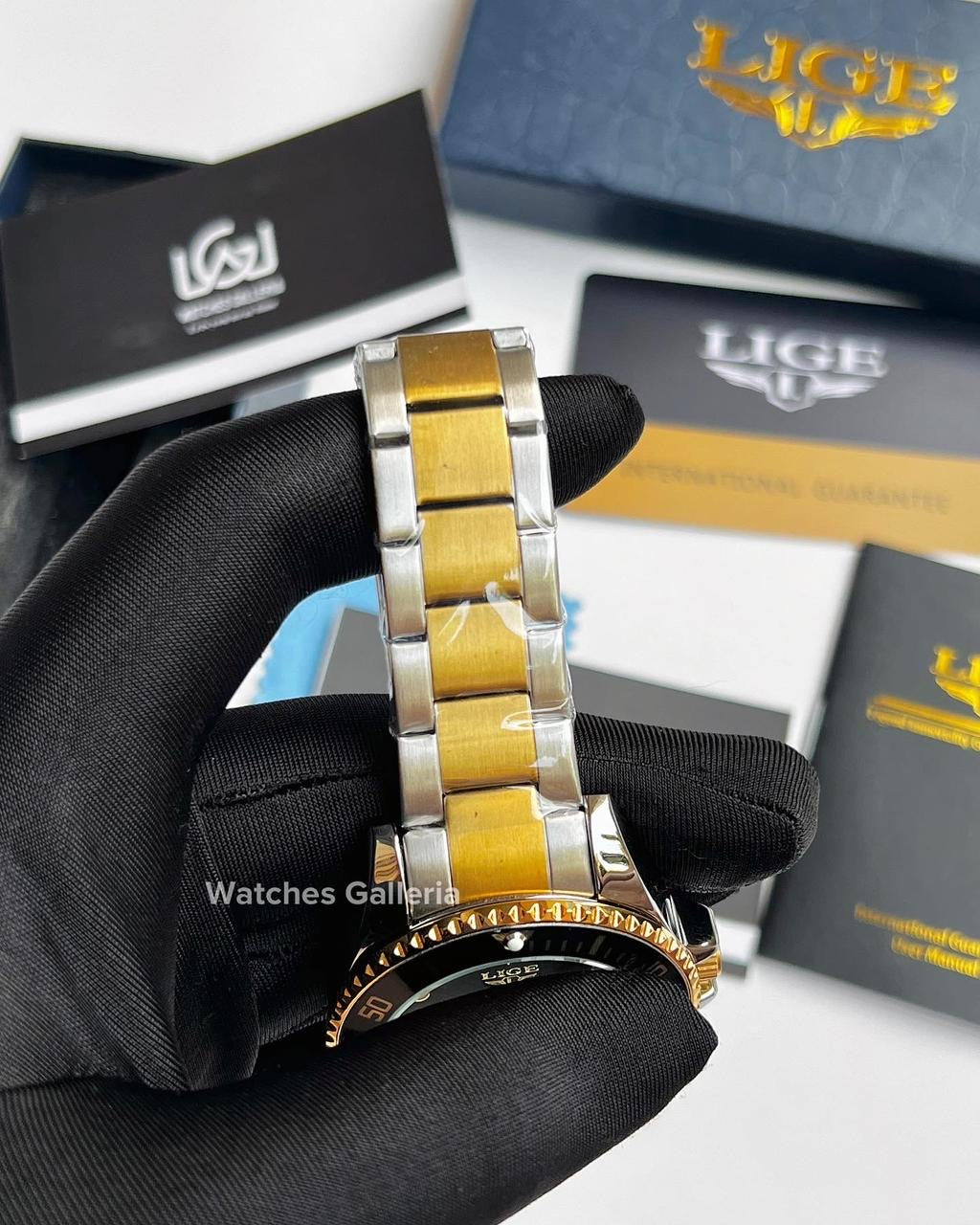 Lige Submariner Quartz (Two Tone) LG10045