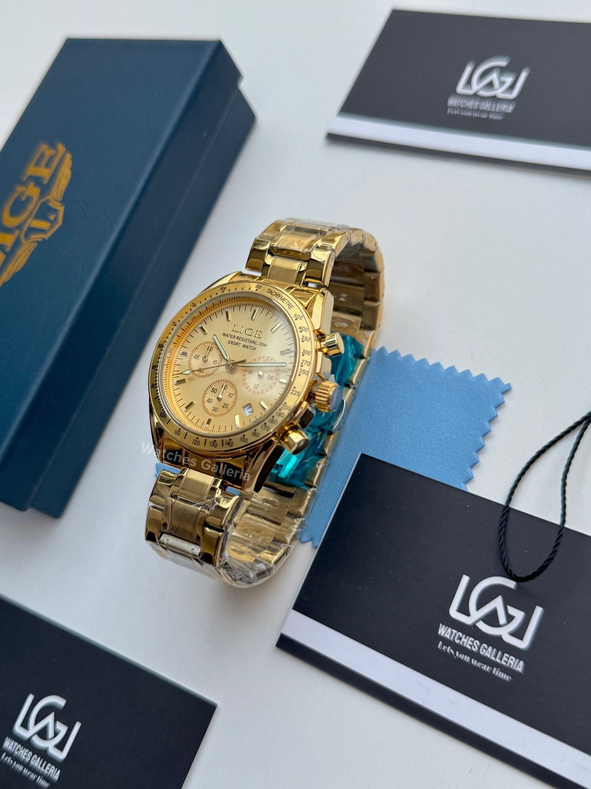 Lige Speedmaster (Gold) lige89137 Watches Galleria