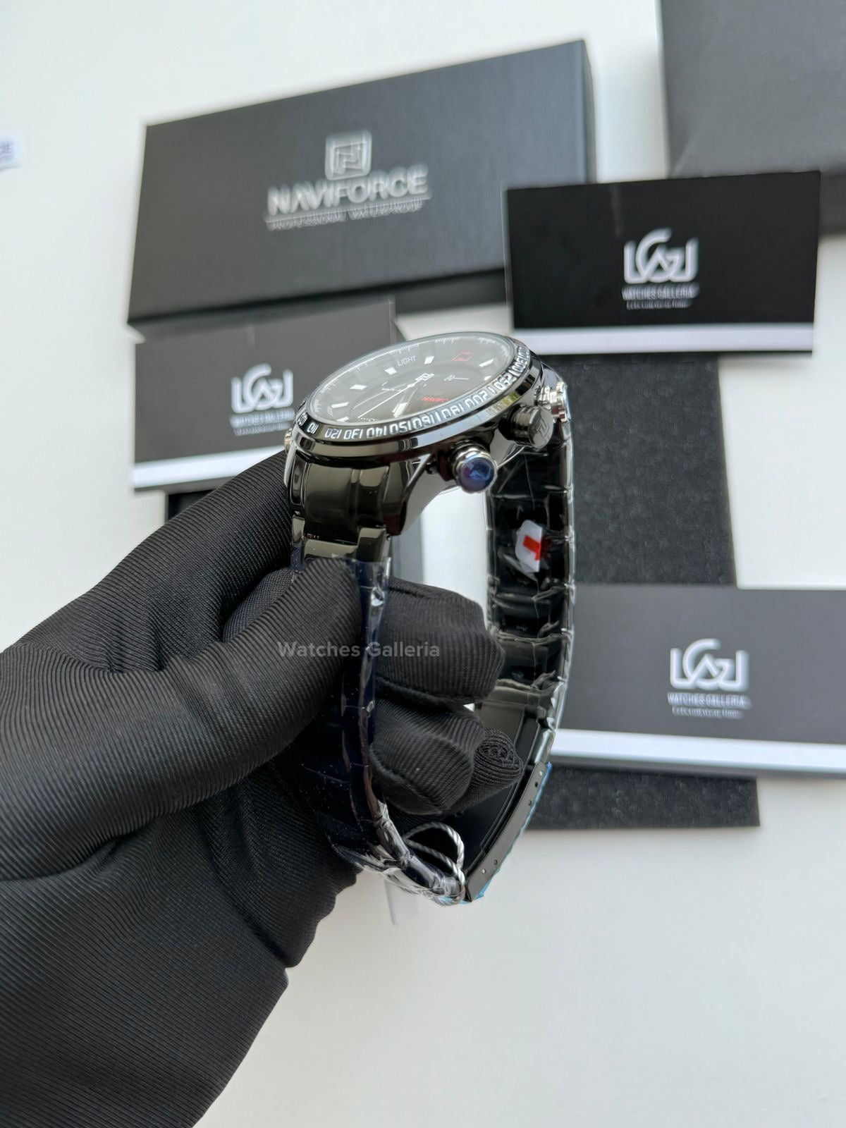 Naviforce Dual Analog and Digital Watch (Black) NF9093M Watches Galleria
