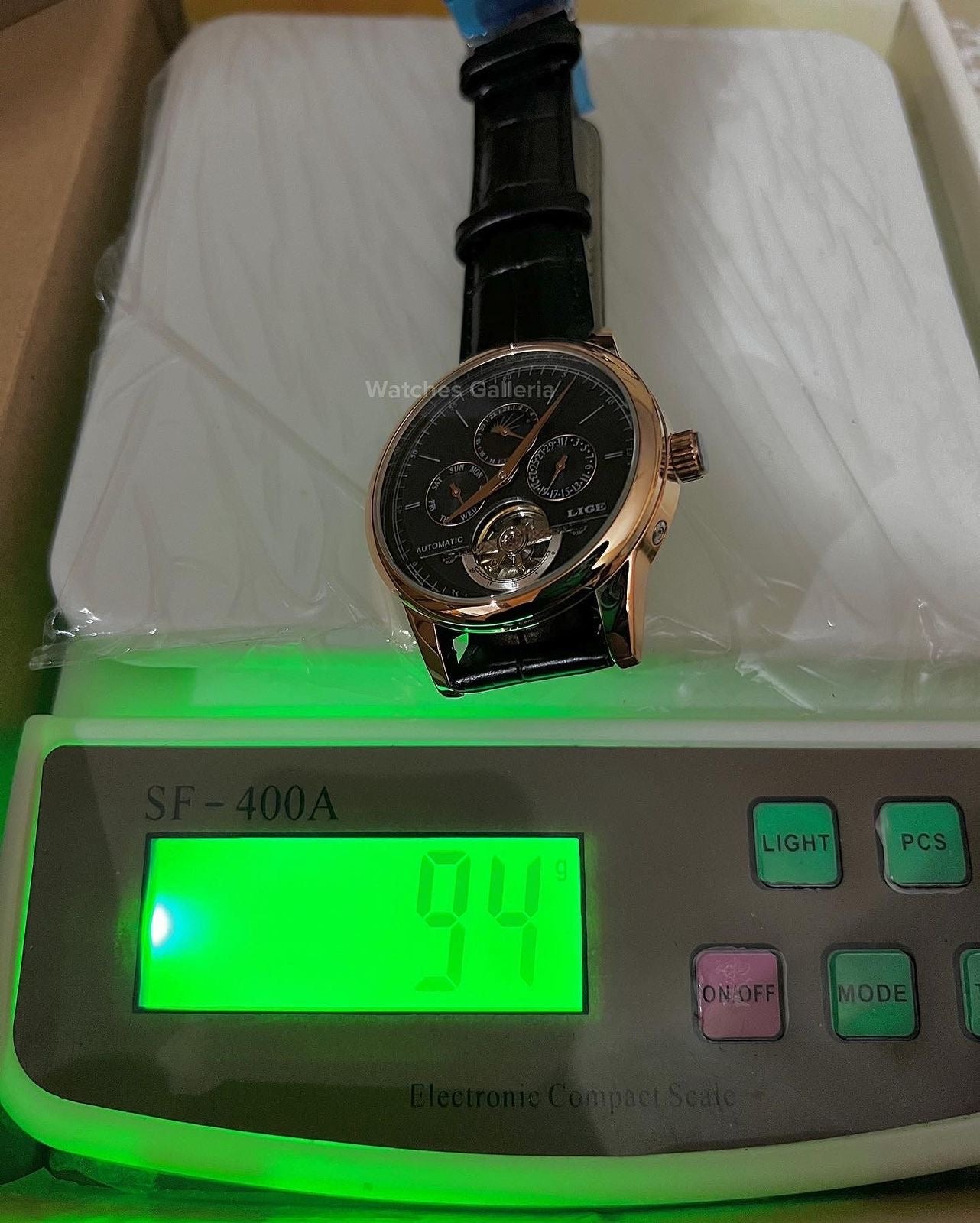 Lige Moonphase Automatic (Black Rose Gold) LIGE6828