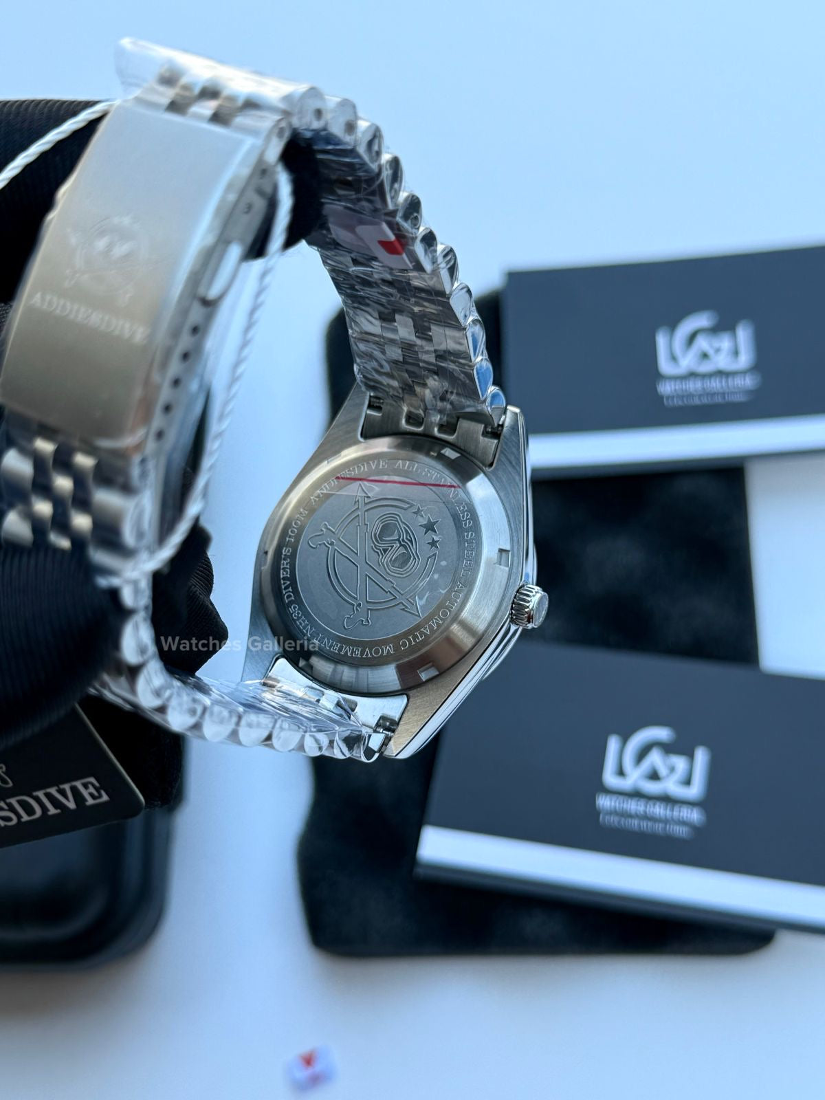 Addiesdive Omiwatari (White) Japan Automatic Movement AD2118 Watches Galleria