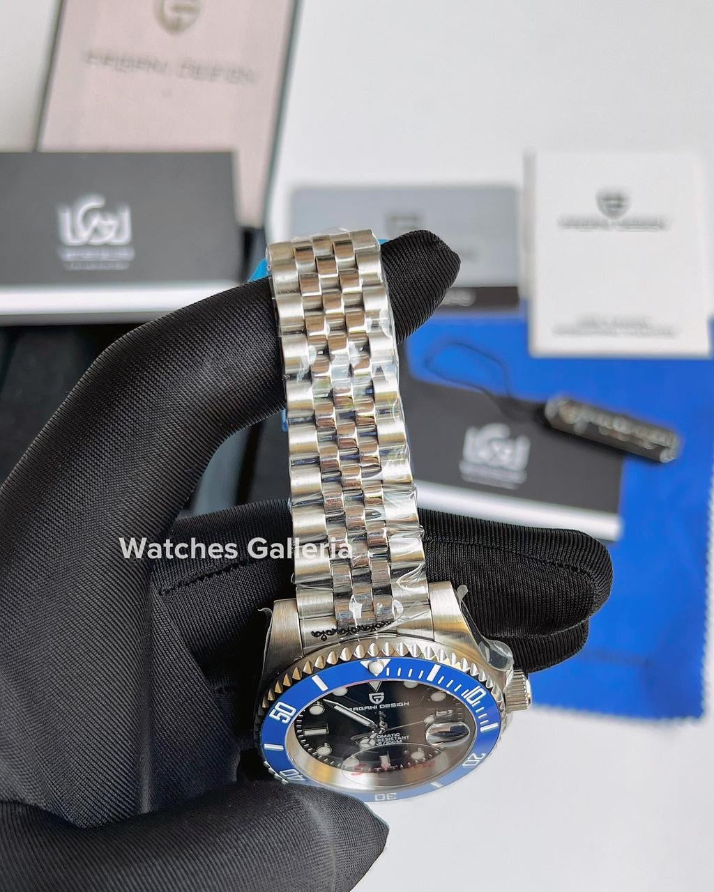 Pagani Design Submariner Automatic (Smurf Black) PD1661