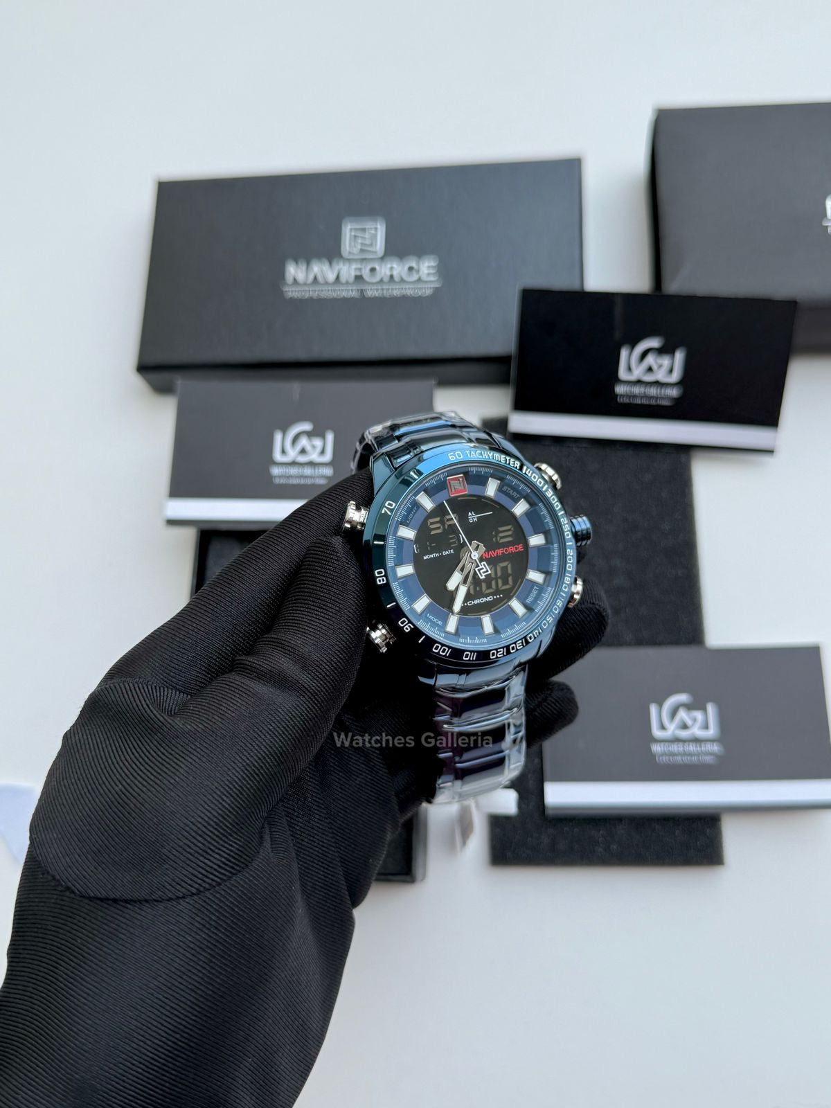 Naviforce Dual Analog and Digital Watch (Blue) NF9093M Watches Galleria
