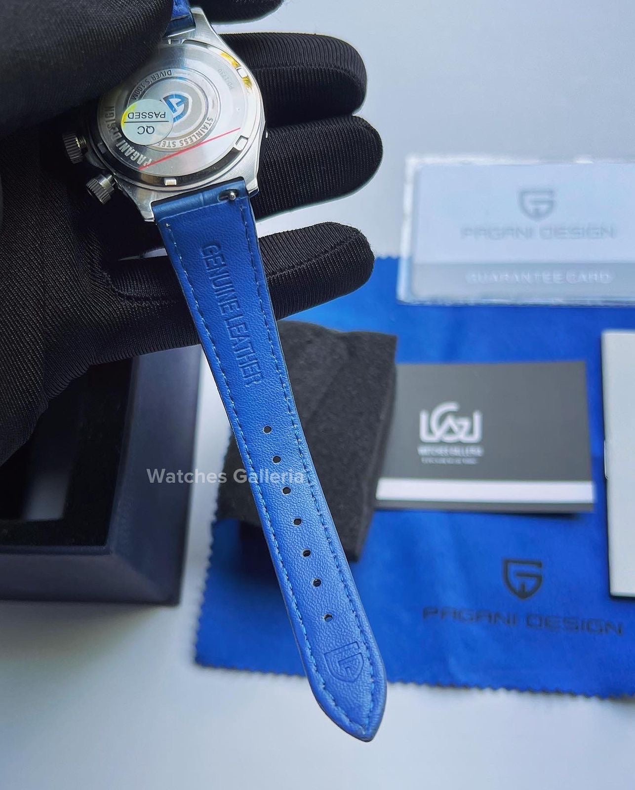 Pagani Design Daytona Stones Quartz Unisex (Blue) PD1730