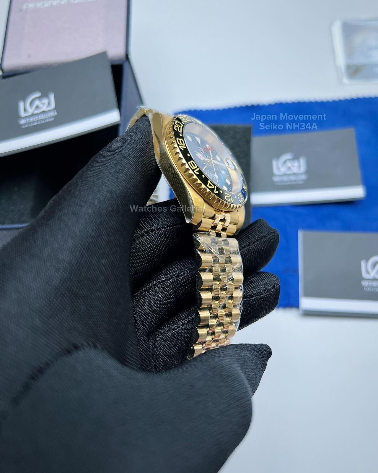 Pagani Design GMT Master II V5 Automatic Seiko NH34A (Full Gold) PD1662A âDISCONTINUEDâ