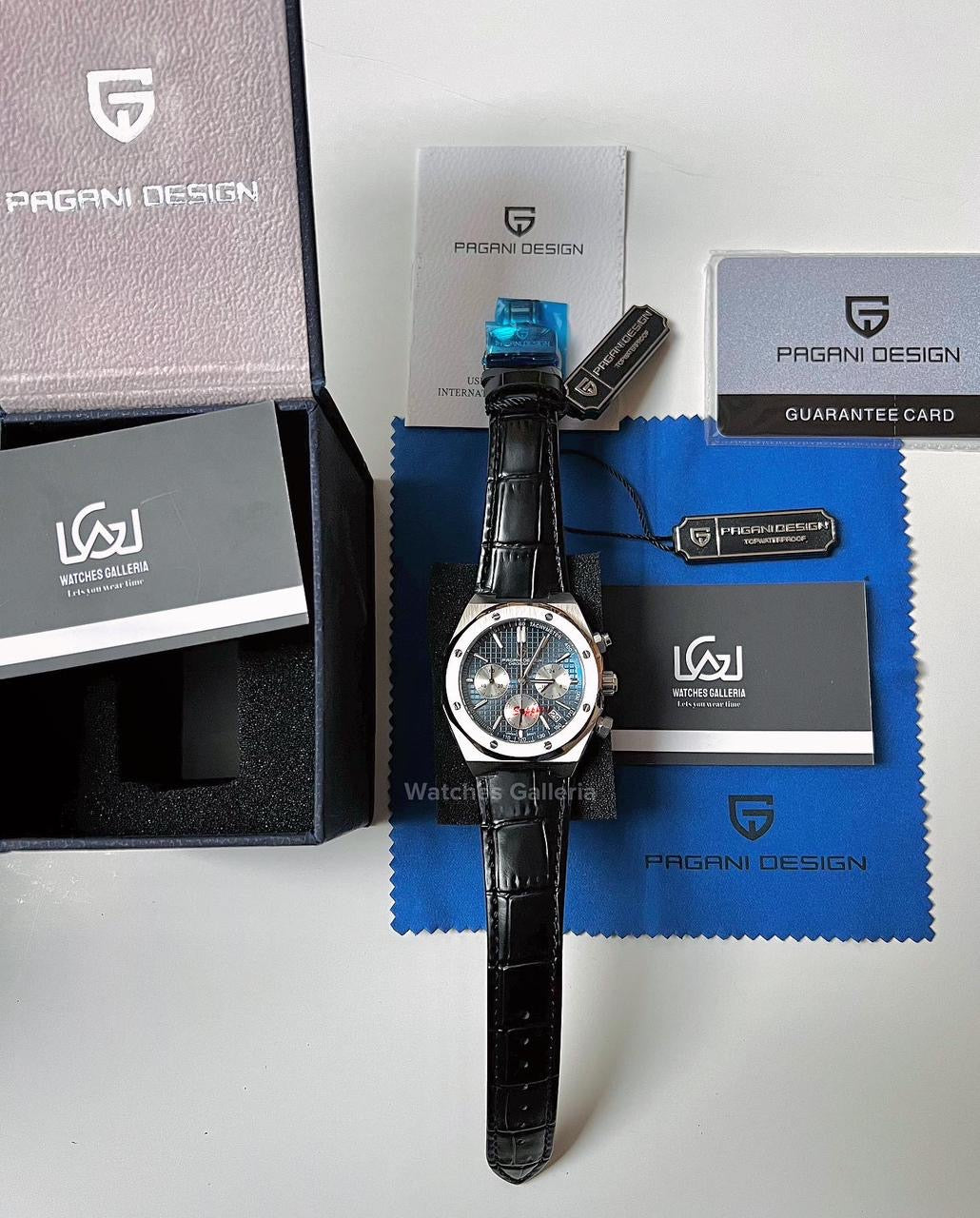 Pagani Design Royal Oak Chronograph Quartz (Blue Dial) PD1707
