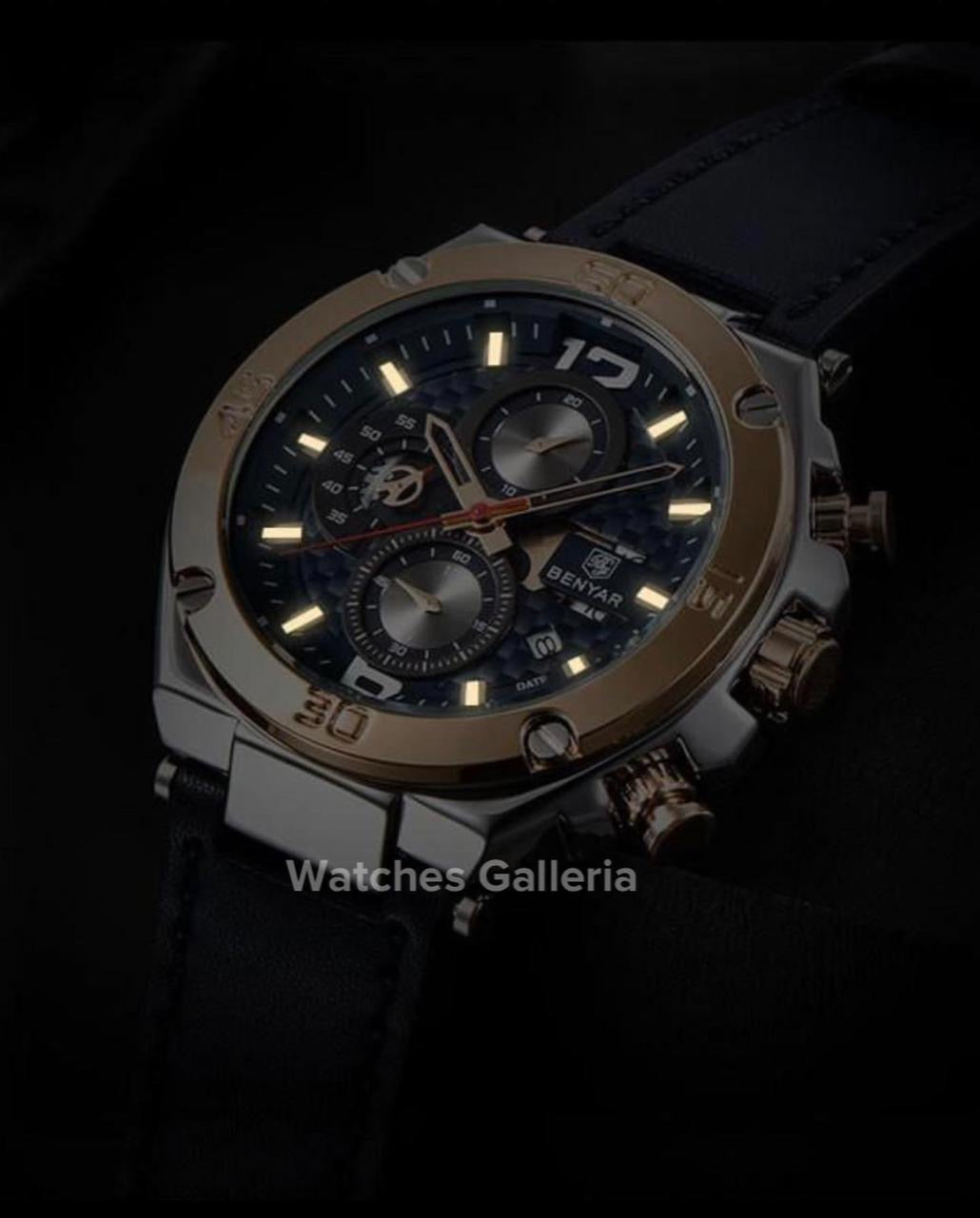 Benyar Chronograph Quartz (Blue Gold) BY5151
