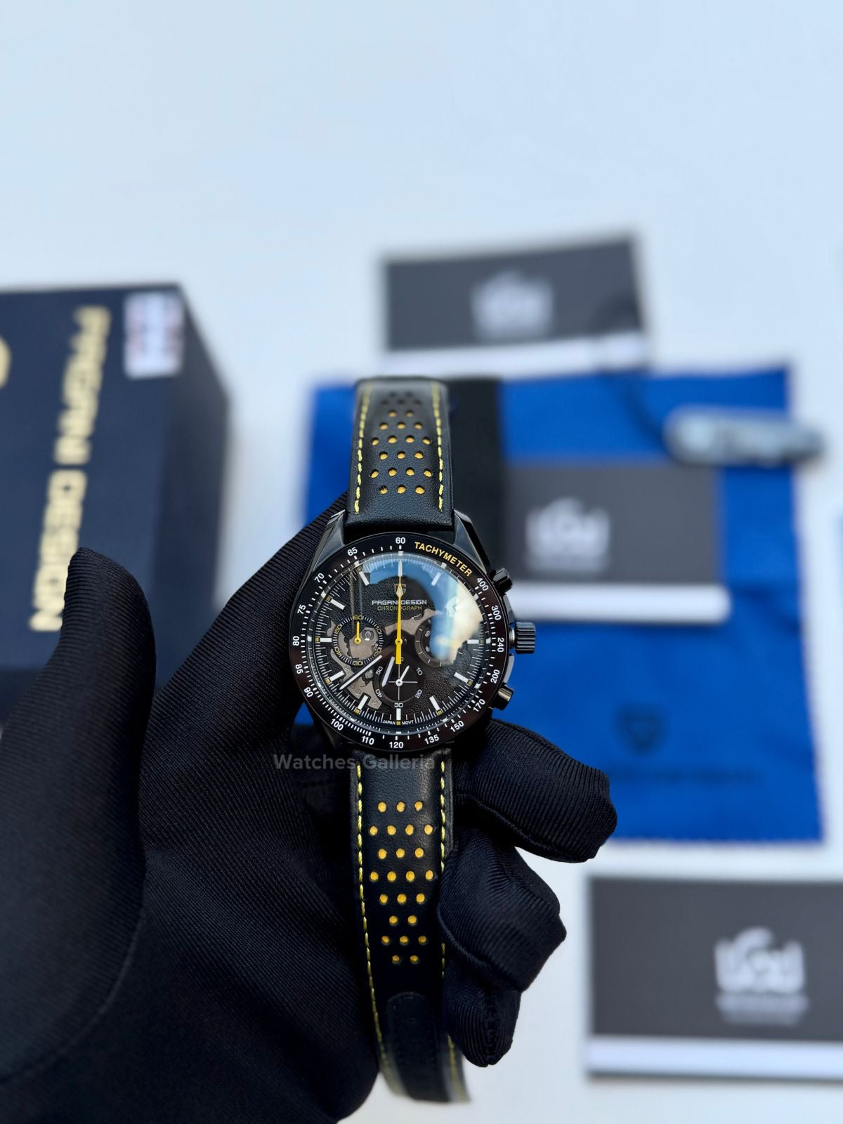 Pagani Design Speedmaster Dark Side of the Moon Apollo 8 Quartz PD1779 Watches Galleria