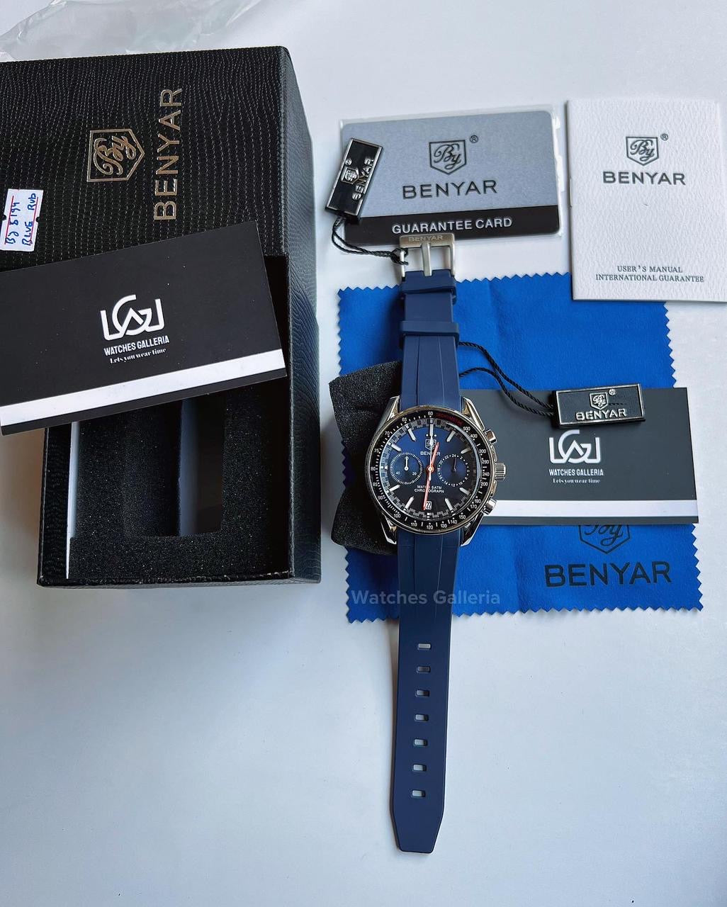 Benyar Black Bay Chronograph Quartz (Blue) BY5194