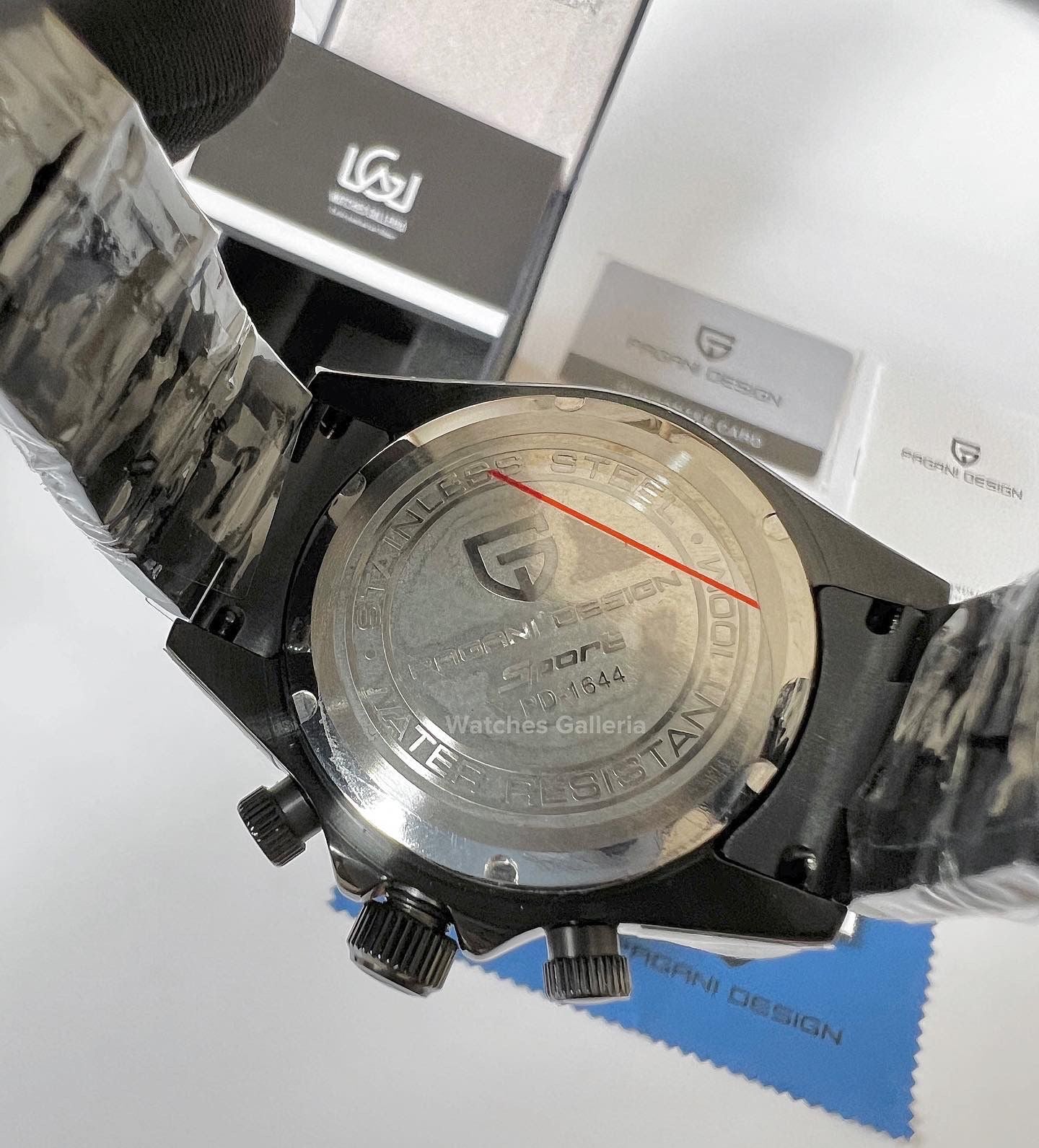 Pagani Design Daytona Quartz Special Edition (Black/Silver) PD1644