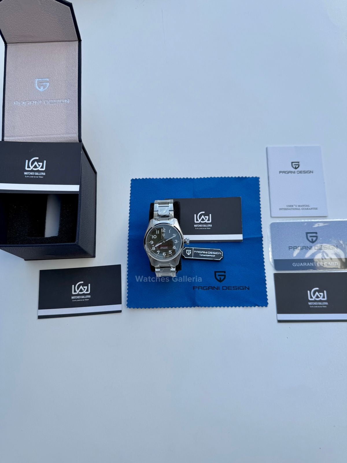 Pagani Design Spirit Pilot Automatic (Green) PD1717 Watches Galleria