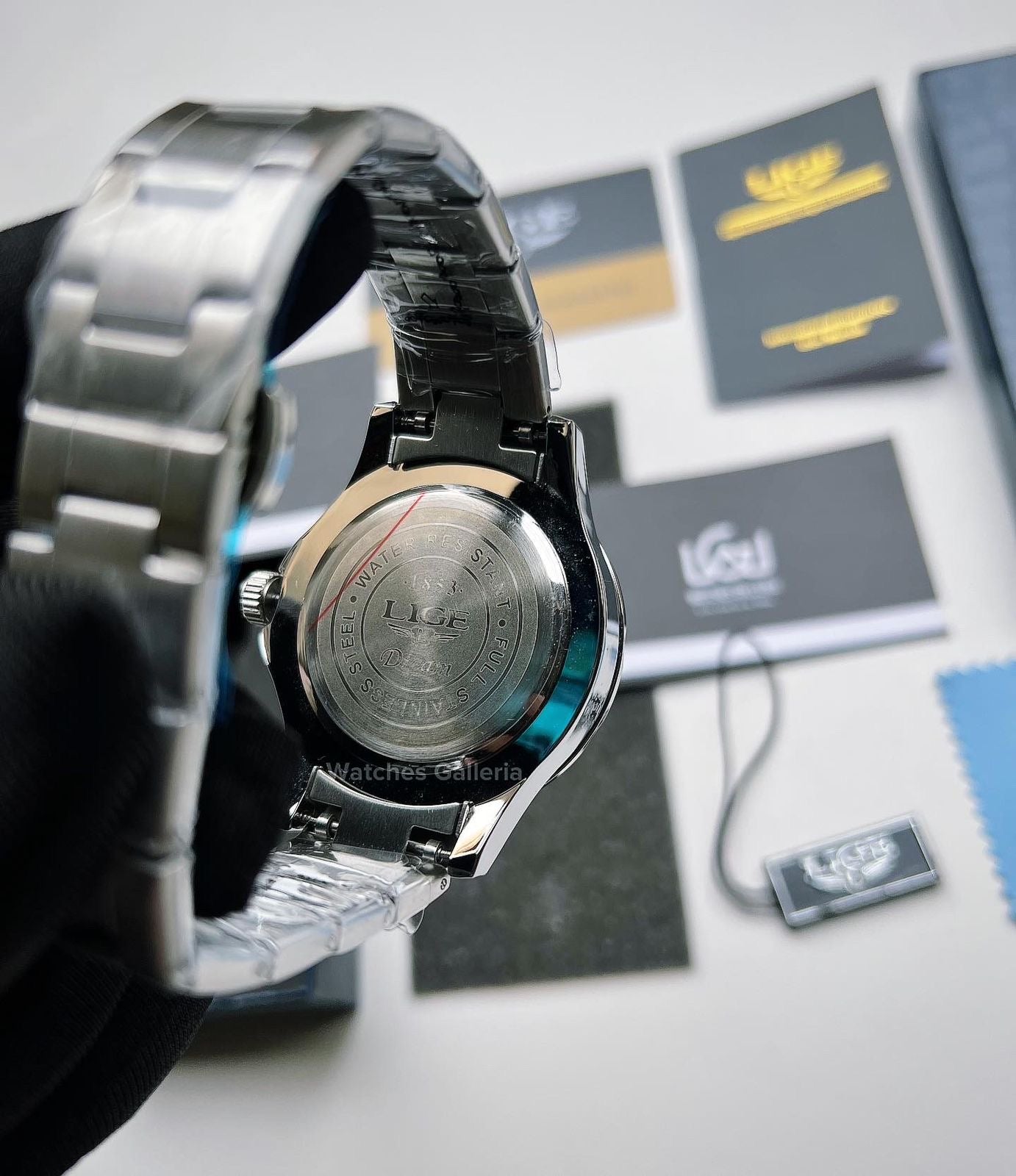 Lige Sea Master Diver Quartz (Black) LG8936