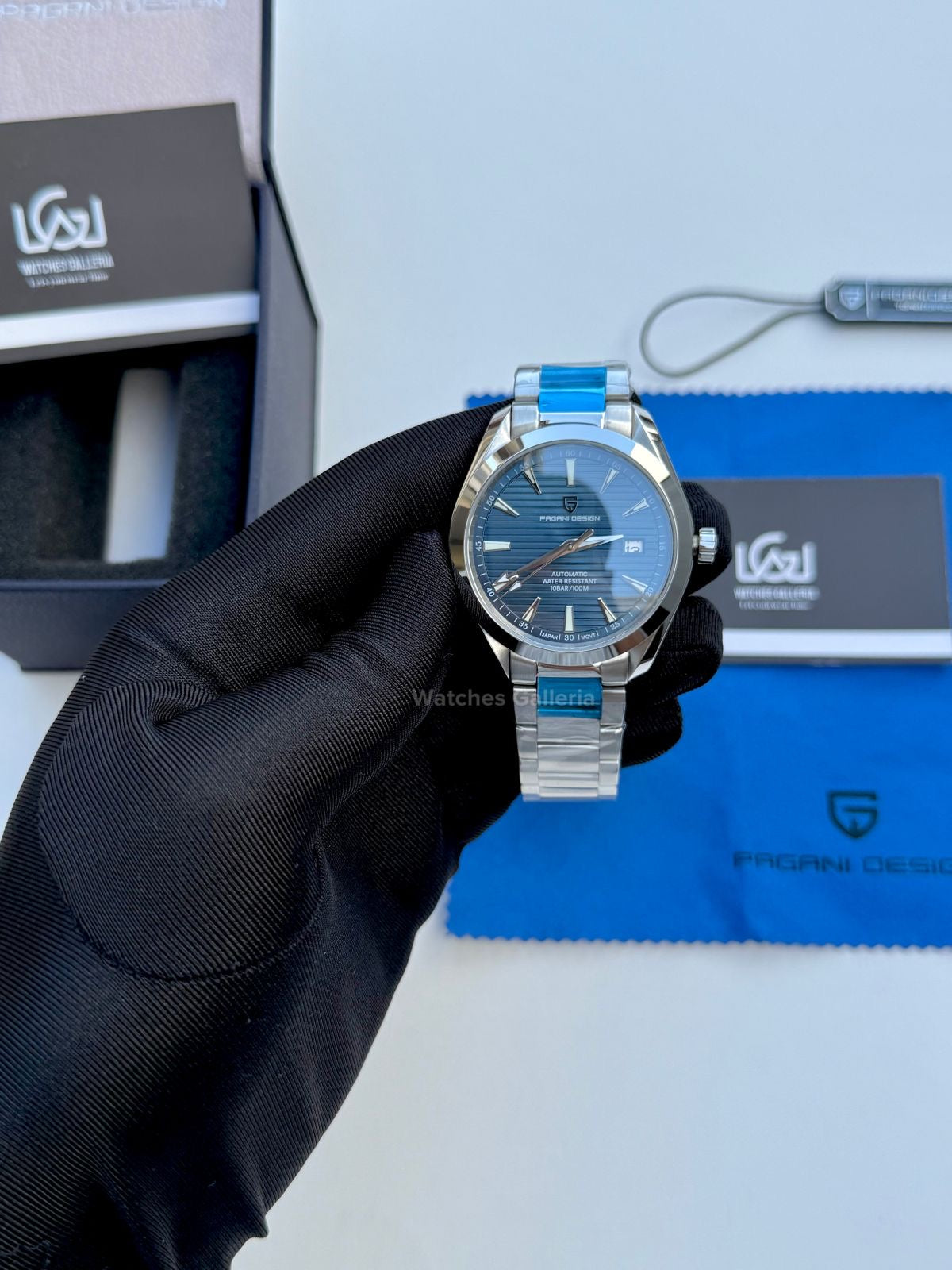 Pagani Design Aqua Terra Automatic (Blue) PD1688 Watches Galleria