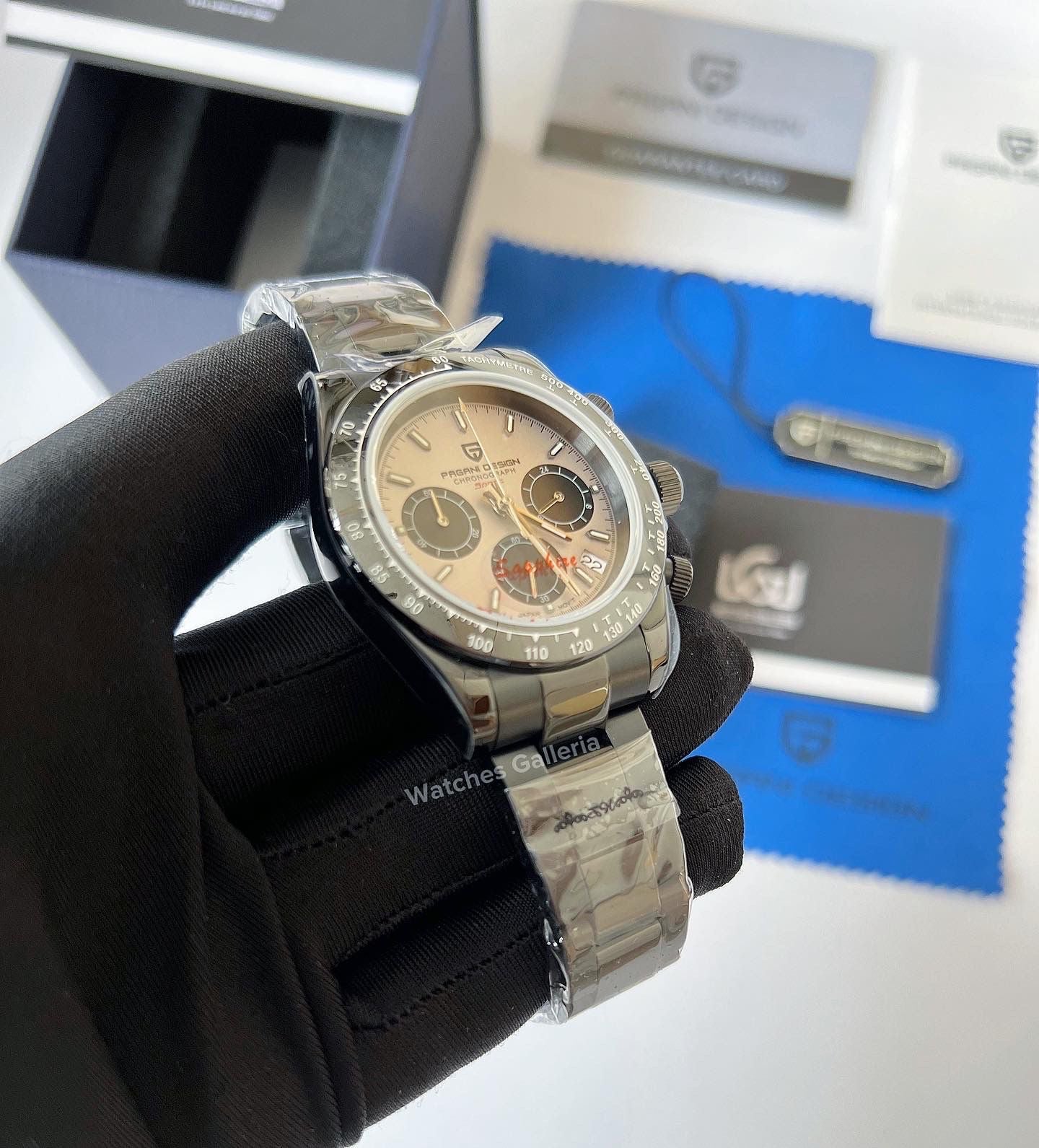 Pagani Design Daytona Quartz Special Edition (Black/Silver) PD1644