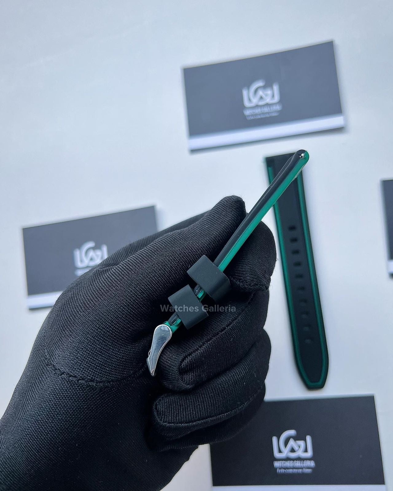 Silicon Straps Black/Green