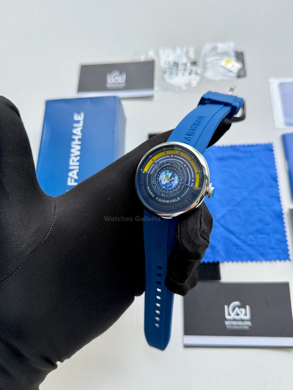 Mark Fairwhale Earth Planet Quartz (Blue) MFW5700 Watches Galleria © Copyrights All Right Reserved