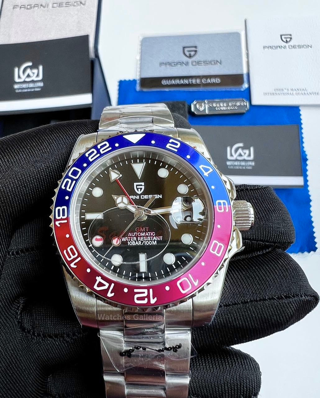 Pagani Design GMT Master Automatic (Pepsi) PD1662