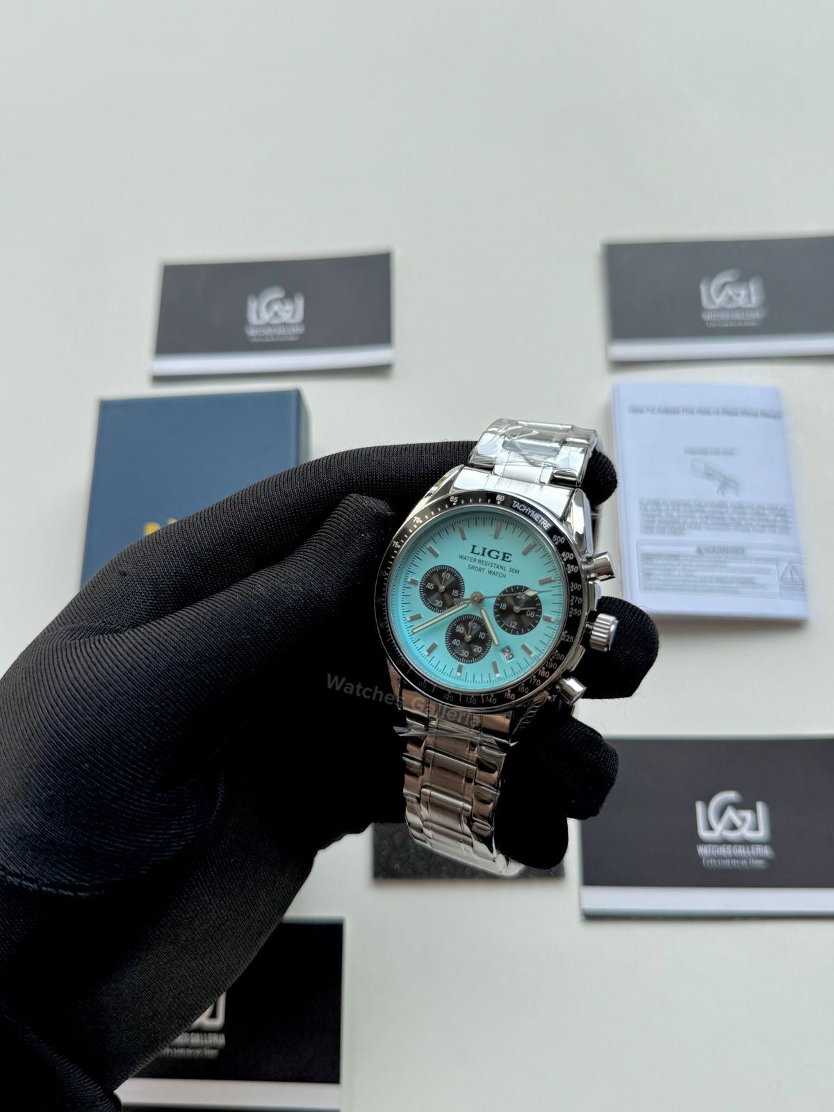 Lige Speedmaster Moonswatch Quartz (Tifanny) Lige89137 Watches Galleria © Copyrights All Right Reserved