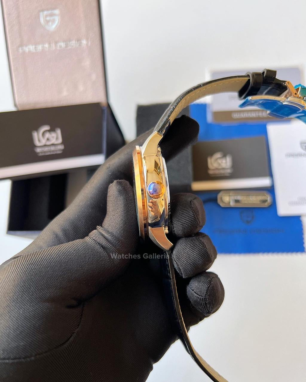 Pagani Design Skeleton Automatic (Black/Gold) PD1638